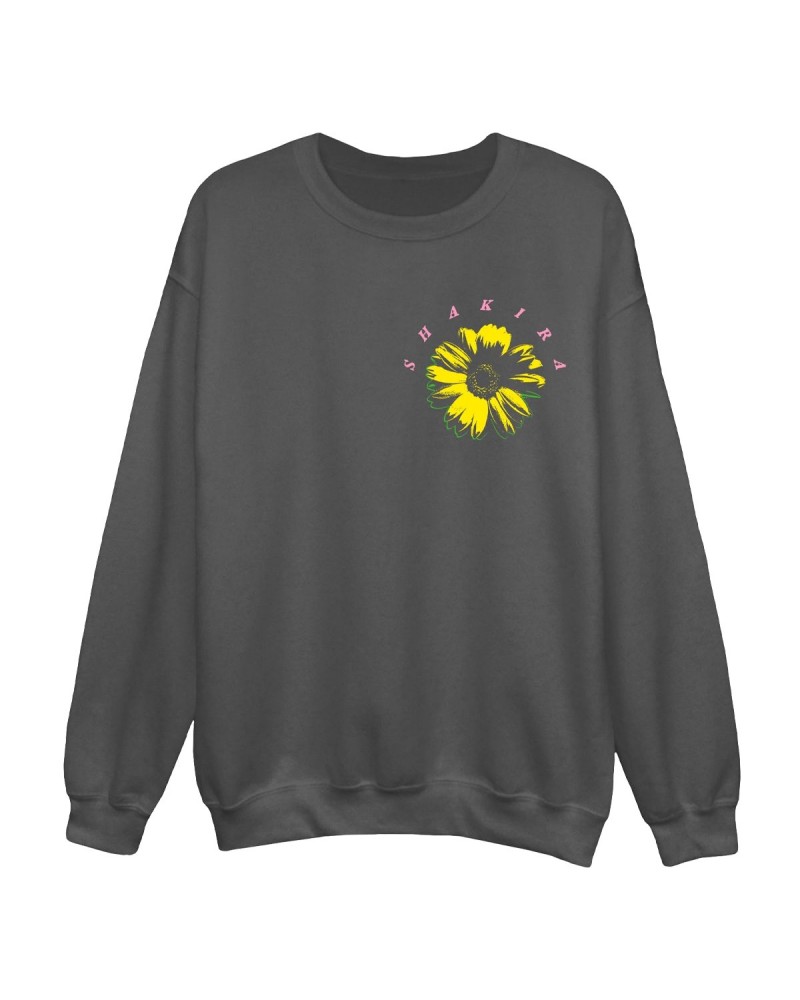 Shakira ¿Dónde Estás Corazón? Crewneck Sweatshirt - Black $2.64 Sweatshirts