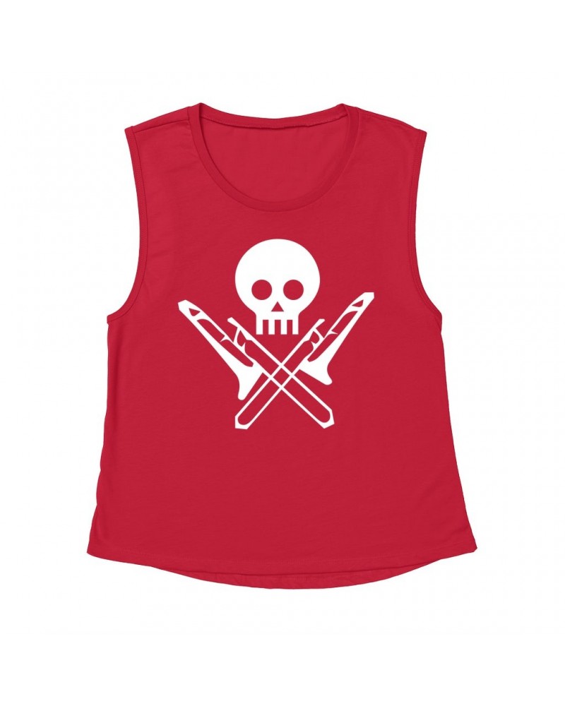 Music Life Muscle Tank | Skull And Trombones Tank Top $6.15 Shirts