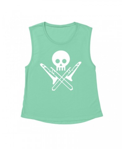 Music Life Muscle Tank | Skull And Trombones Tank Top $6.15 Shirts