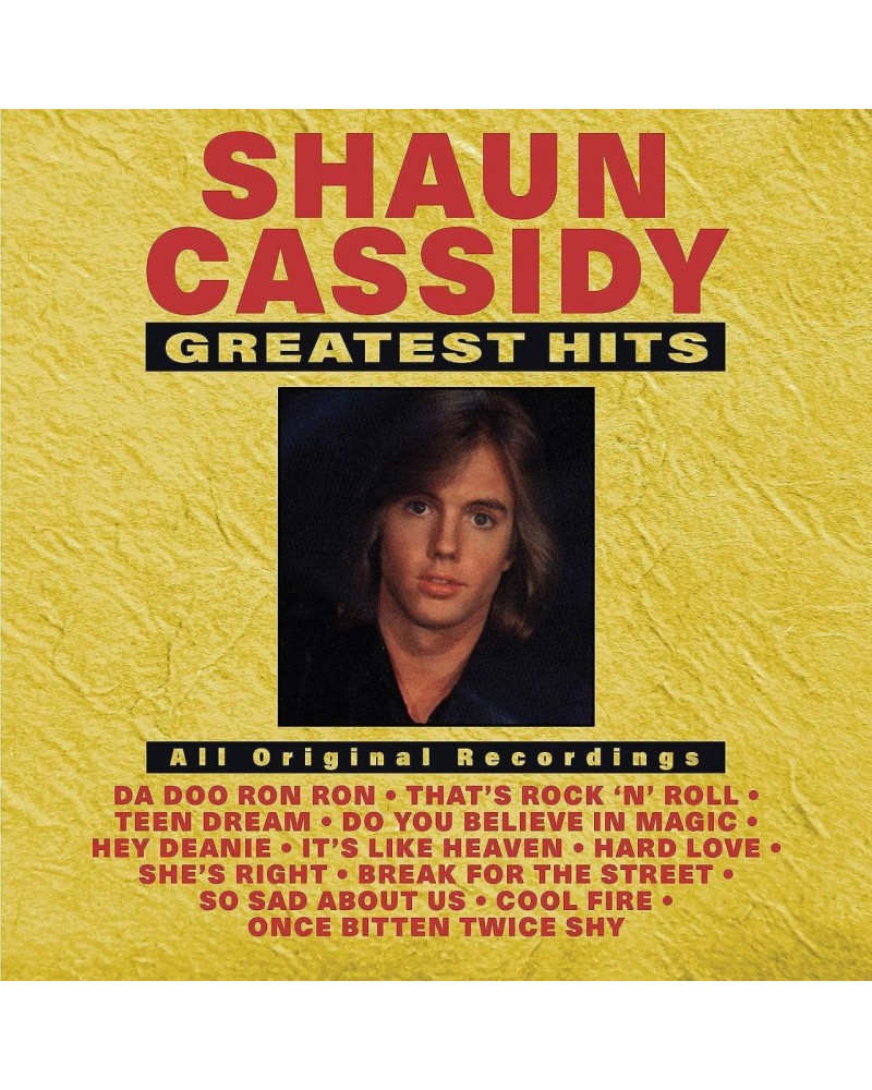 Shaun Cassidy GREATEST HITS Vinyl Record $9.35 Vinyl