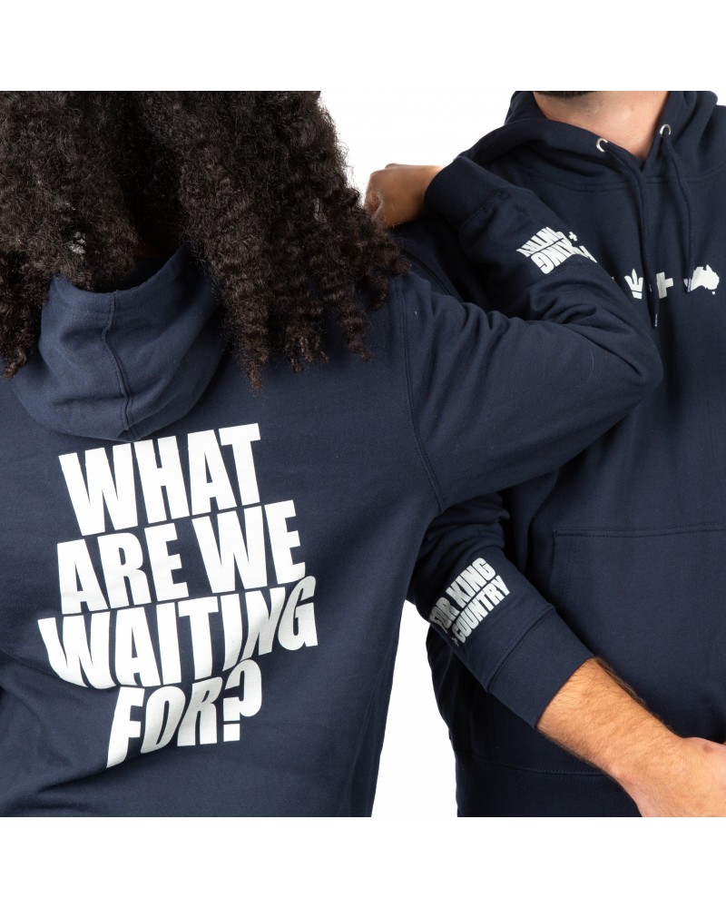 for KING & COUNTRY What Are We Waiting For? Hoodie - Navy $8.32 Sweatshirts