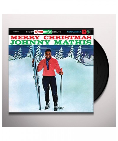 Johnny Mathis Merry Christmas Vinyl Record $10.81 Vinyl